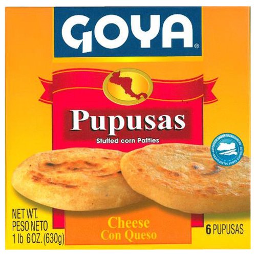 Frozen Goya Pupusas Queso 12/22oz