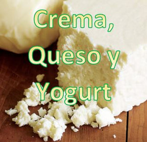 Mexican Cream and Cheese / Crema Mexicana y queso