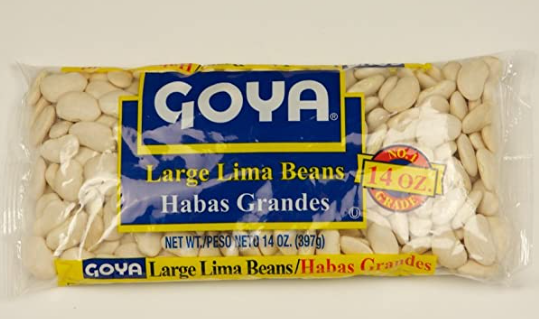 2325-Goya  Jumbo Lima beans 24-14 on (HABAS BLANCAS)