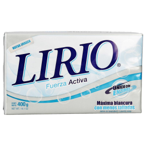 Jabon Lirio Barra Blanco 25/400