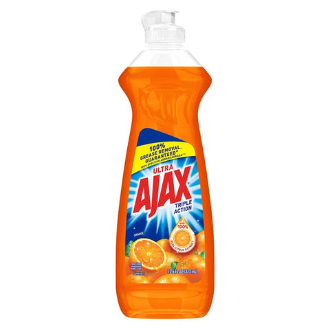 Ajax Dish Soap (P/Trastes) Triple Action Orange 9/28