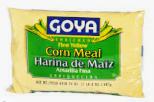 5100-Goya Fine Yellow Corn Meal (Harina de Maiz Amarilla Fina) 12/24 oz