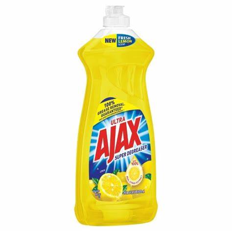Ajax Dish Soap Lemon 9/28 (amarillo / Yellow)