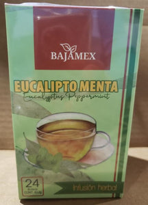 Bajamex Te De Eucalipto y Menta (sold by each)