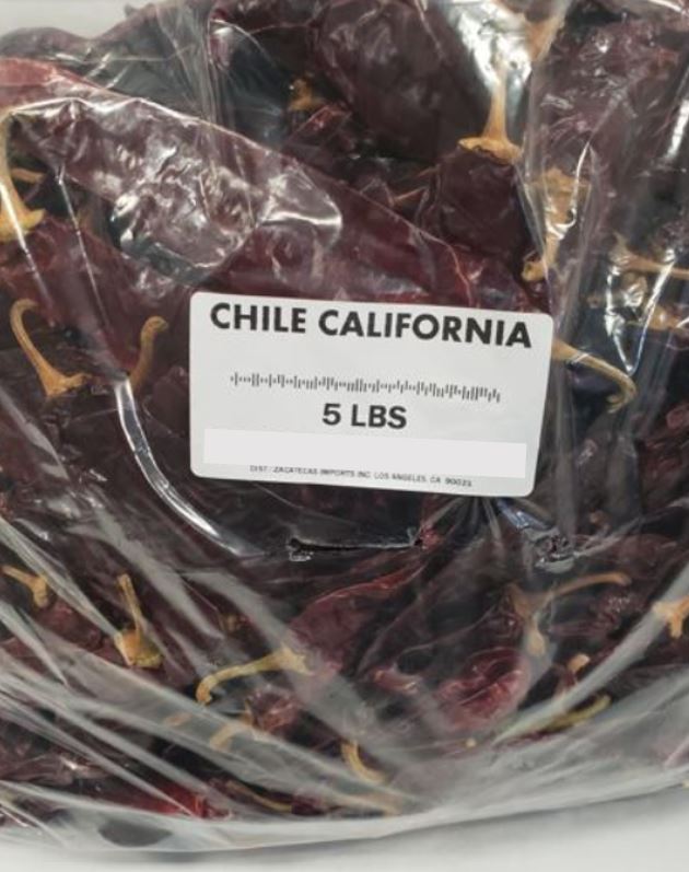 Bulk Chile California (5 lb bag)