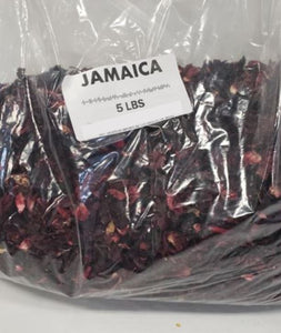 Bulk Jamaica Flor (Hibiscuss Flower) (5 lb bag)