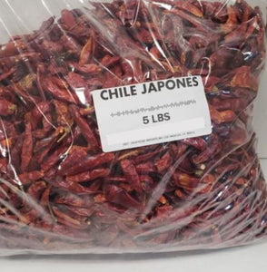 Bulk Chile Japones (5 lb bag)