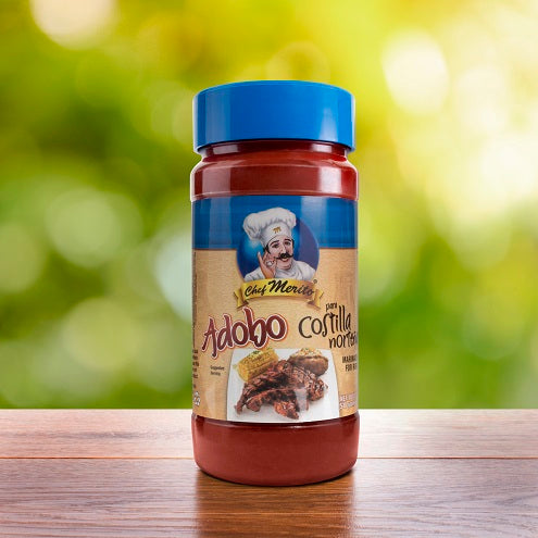 Chef Merito Adobo P/Costilla 6/18oz