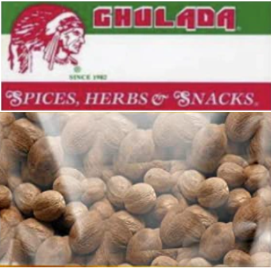 Chulada Nuez Moscada Entero (Whole Nutmeg) 12/99