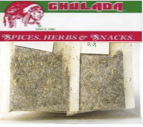 Chulada Tea Bag Verde (Green Tea) 12/99
