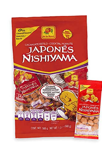 Unit De La Rosa Cacahuate Estilo Japones (Coctail Peanuts) 1/14 (16cs)