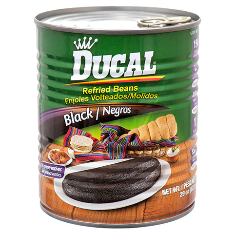 2997- Ducal Black Bean Refried 12/29oz (reg. size)