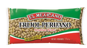 El Mexicano Frijol Peruano Beans - 12/2LB
