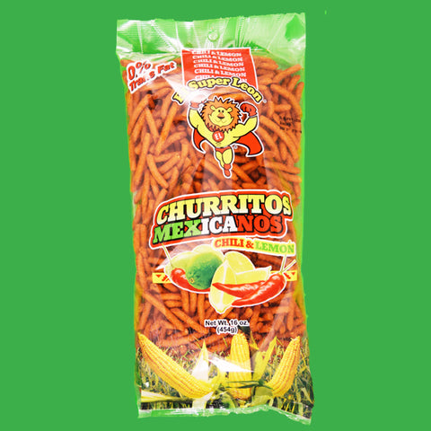 Churritos Mexicanos El Super Leon Lemon-Plain--1/20