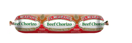 El Mexicano Beef Chorizo 24/9 oz