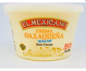 El Mexicano Crema Oaxaquena tub 1/27 LBS