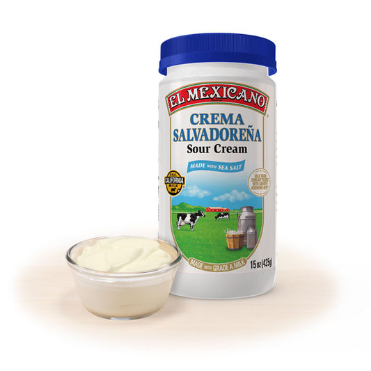 El Mexicano Crema Salvadorena 12/16oz