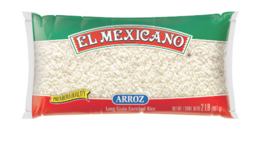 El Mexicano Long grain rice 12/2 lb