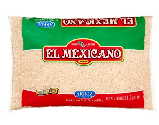 El Mexicano Long grain rice 6/4 lb