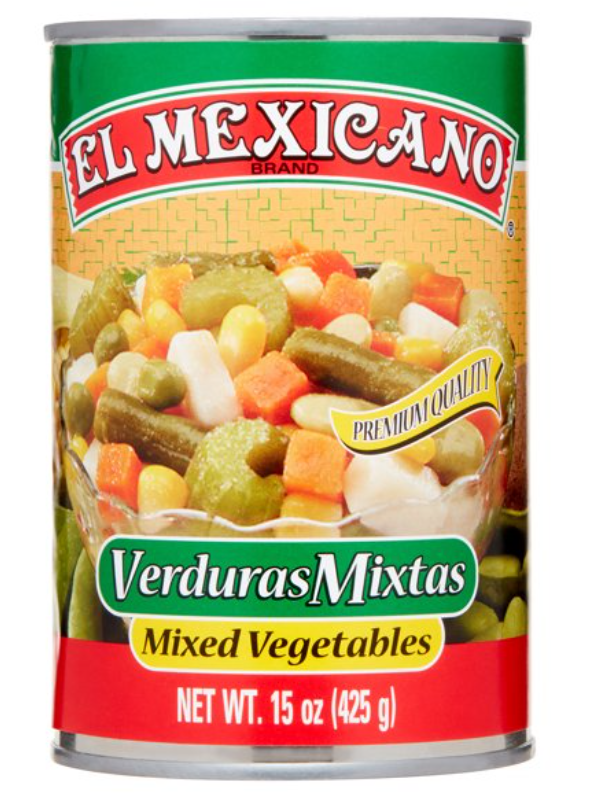 El Mexicano Mixed Vegetables  24/15 (Verduras Mixtas)
