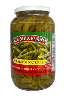 El Mexicano Nopalitos en Salmuera 12/27 oz