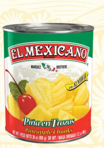El Mexicano Pineapple Chunks 12/29