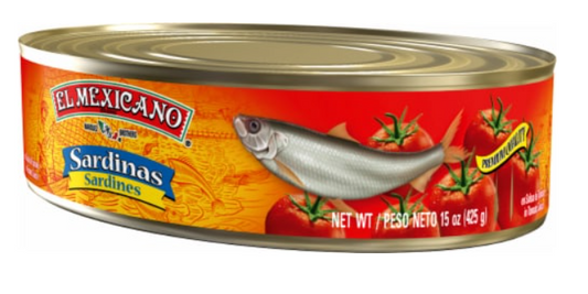 El Mexicano Sardines in tomato sauce 24/15