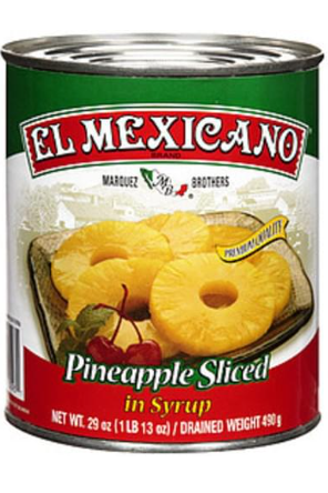 El Mexicano Sliced Pineapple12/29  (Piña en rodajas)