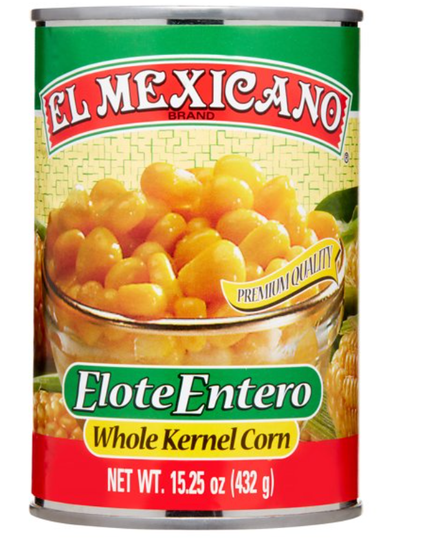 El Mexicano Whole Corn 24/15---Elote--