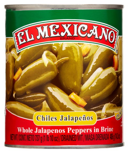El Mexicano Whole Jalapeno 12/26 -