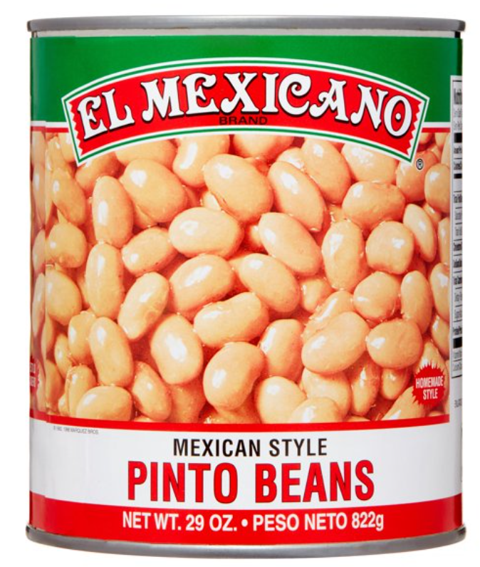 El Mexicano Whole Pinto Lata 12/29