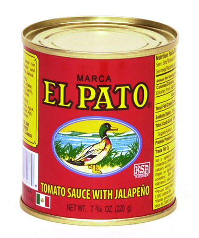 El Pato Salsa Tomate c/Jalapeno 48/7.75 (lata roja)