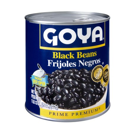 2465- Goya Black Beans 12/29