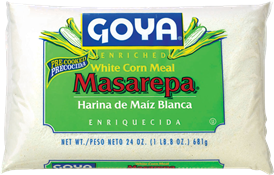 Goya Masarepa Harina de Maiz Blanco/White Corn Meal 12/24