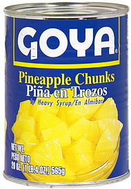 2841-Goya Pineapple Chunks in Heavy Syrup 24/20oz