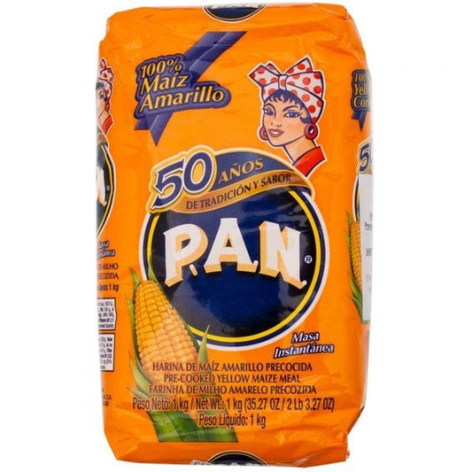 Harina Pan Amarilla 10/35 (bolsa anaranjada 2lb)