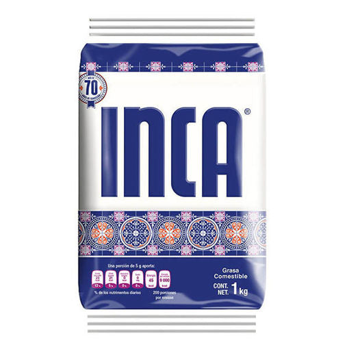 Inca manteca vegetable 12/2.5 (1kilo)
