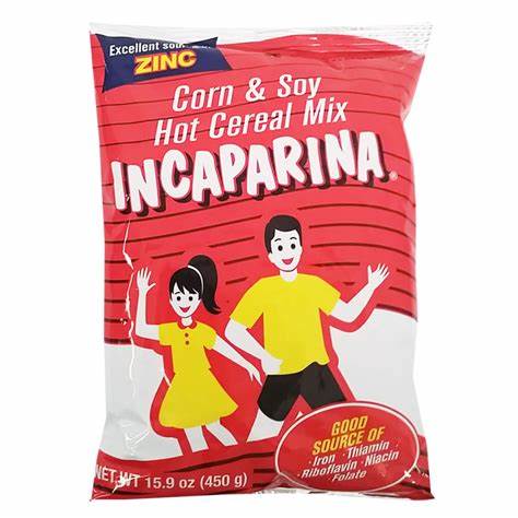 Incaparina (Corn & Soy Hot Cereal Mix) Guatemala 12/15.9