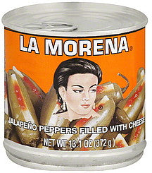 La Morena Whole Jalapeno 12/13oz (380g)