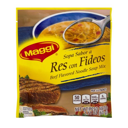Maggi BEEF Noodle (Sopa Res con Fideos) 1/12