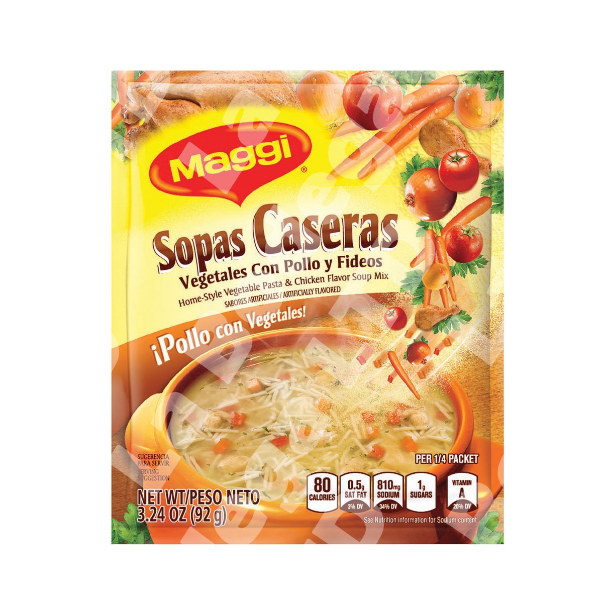 Maggi Vegetable Noodle (Vegetales Y Fideos) 1/12