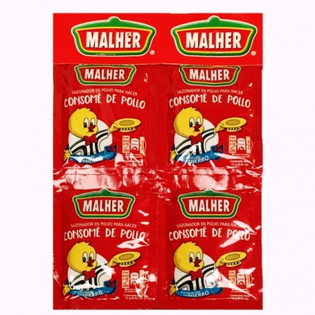 Malher Consome Pollo (Chicken) Tira (Strip) 1/12
