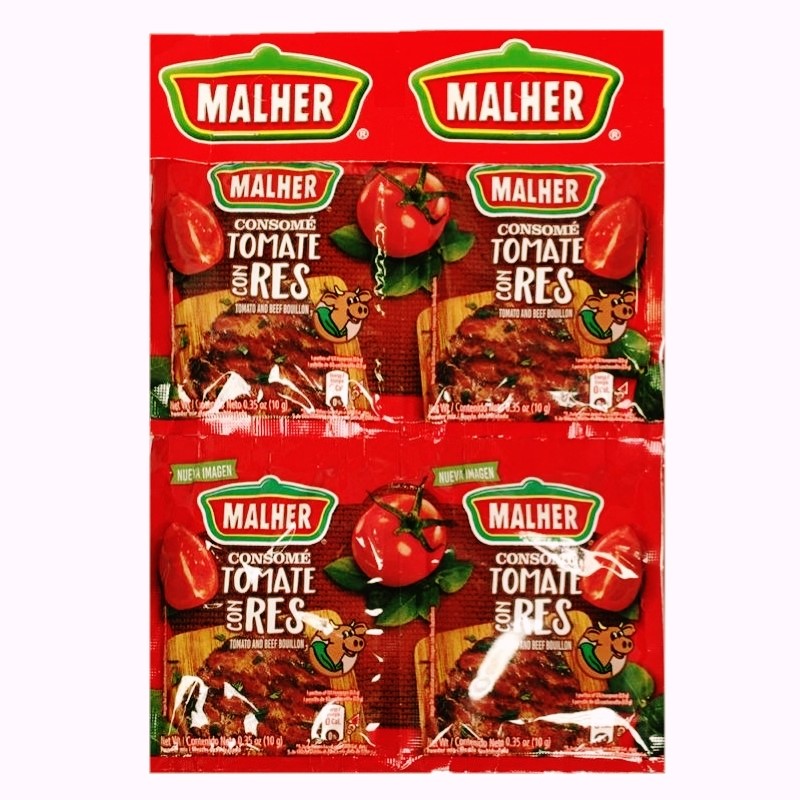 Malher Consome de Tomate con Res (Tomato/Beef) Tira (Strip) 1/12