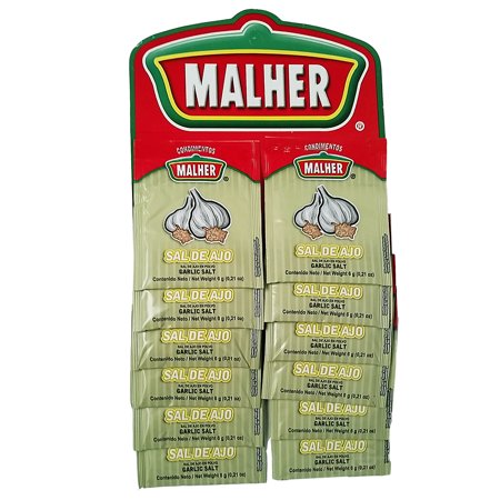 Malher Sal De Ajo (Garlic Salt) Tira (Strip) 1/12