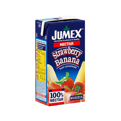 Jumex Tetra 2 lt Straw/Banana 8/64oz