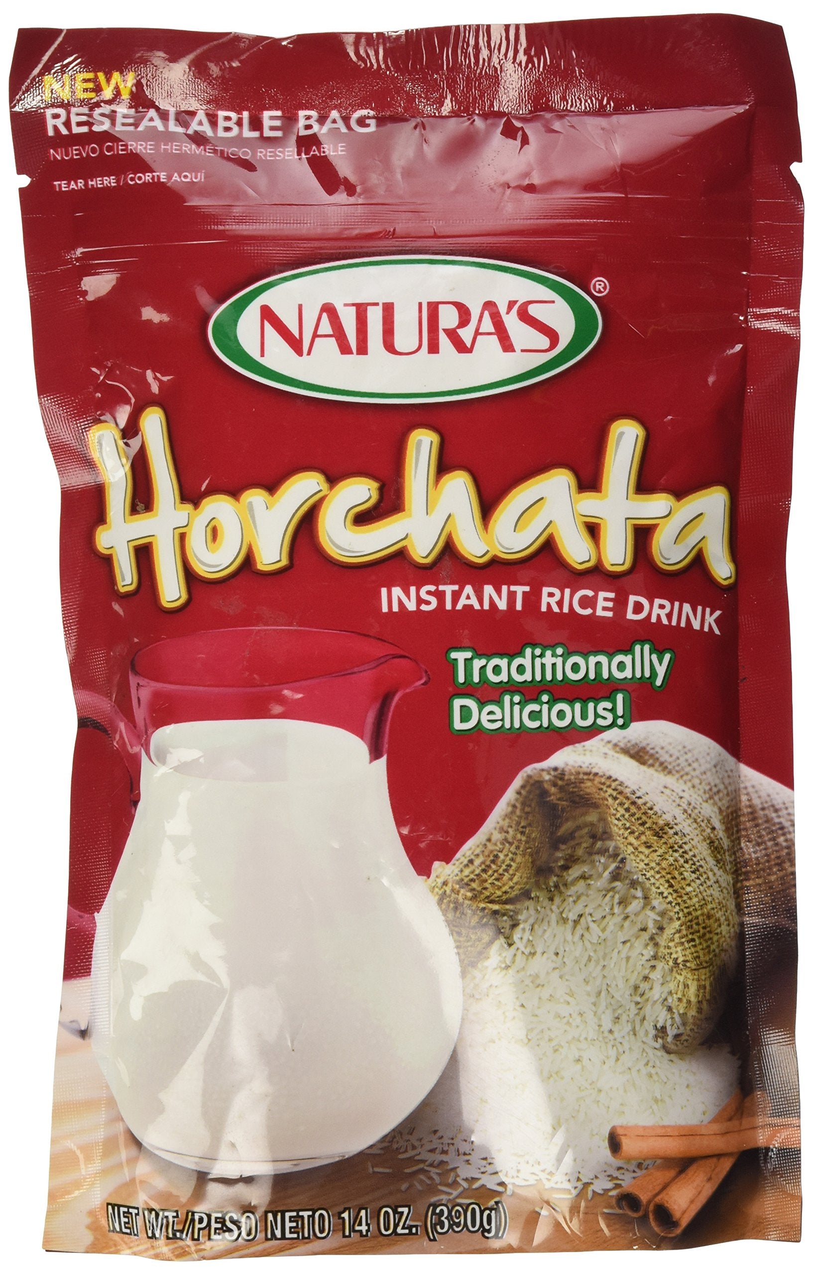 Naturas Horchata 12/14oz **small white box | Los Compadres Distributor