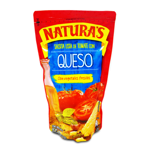 Naturas Salsa Con Queso (Tomato Sauce Cheese with Vegetables) 6/8oz display