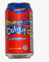 Soda Venezolana Colita 24/12oz --lata / can