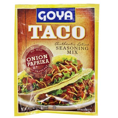 3791- Goya Taco seasoning Mix 24/1.25oz