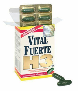 Vital Fuerte H3 Vitaminas /30 capsules